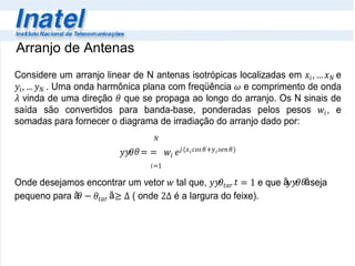 Arranjo de Antenas 