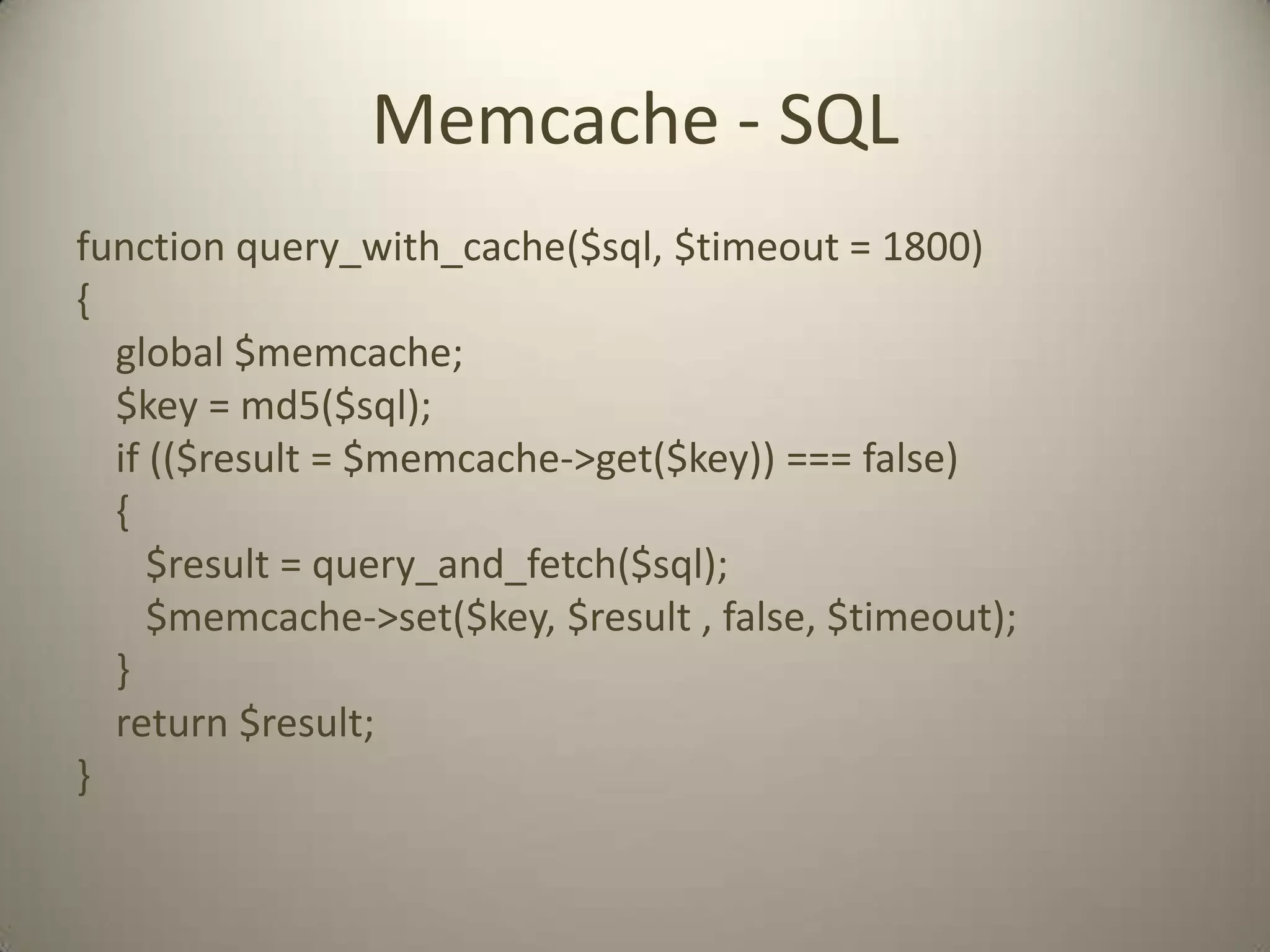 MemcacheO que é?Como funciona?Como utilizar em sua aplicação?