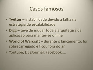 Demanda de processamentoVolume de dados