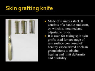 Oth Instrument OT INSTRUMENTS used in operation theatre. | PPT