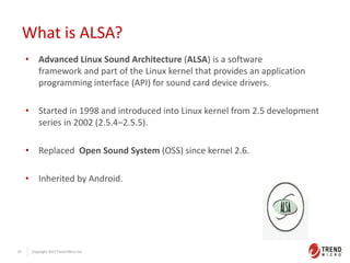 Reviewing the Security of ASoC Drivers in Android Kernel | PDF
