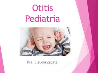 Otitis
Pediatría
Dra. Claudia Zapata
 