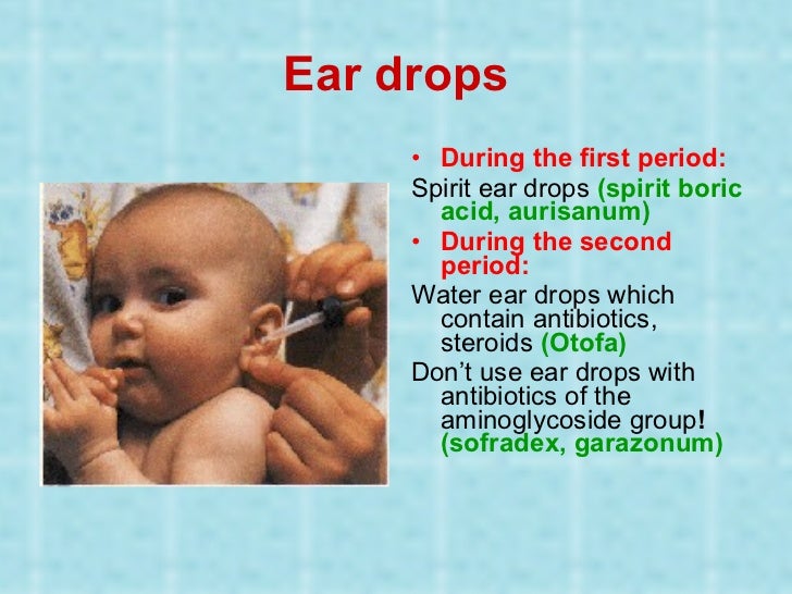Otitis Externa Ear Drops Antibiotics
