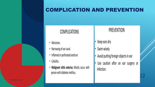 Presentation title
22
COMPLICATION AND PREVENTION
 
