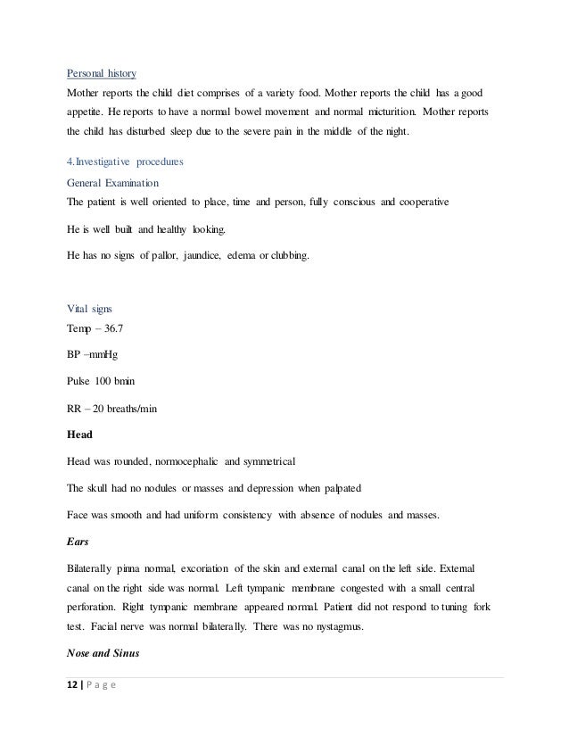 Otitis media case study quizlet picture