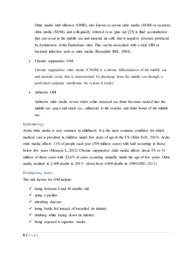 Otitis externa case study image