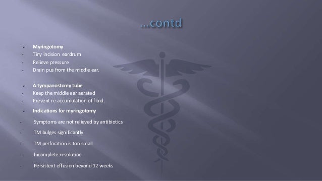 3 for paracetamol weeks Otitis Media