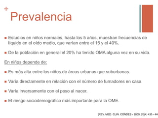 Otitis media con efusión | PPTX