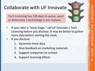 UF Innovate | Tech Licensing | PPTX