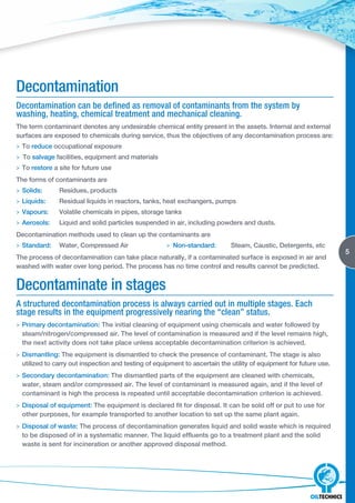 Oil Technics Ltd: Decommissioning solutions brochure. | PDF