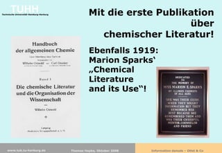 Information damals - Otlet & Co