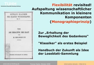 Information damals - Otlet & Co