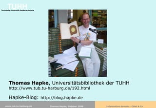 Information damals - Otlet & Co