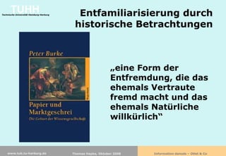 Information damals - Otlet & Co