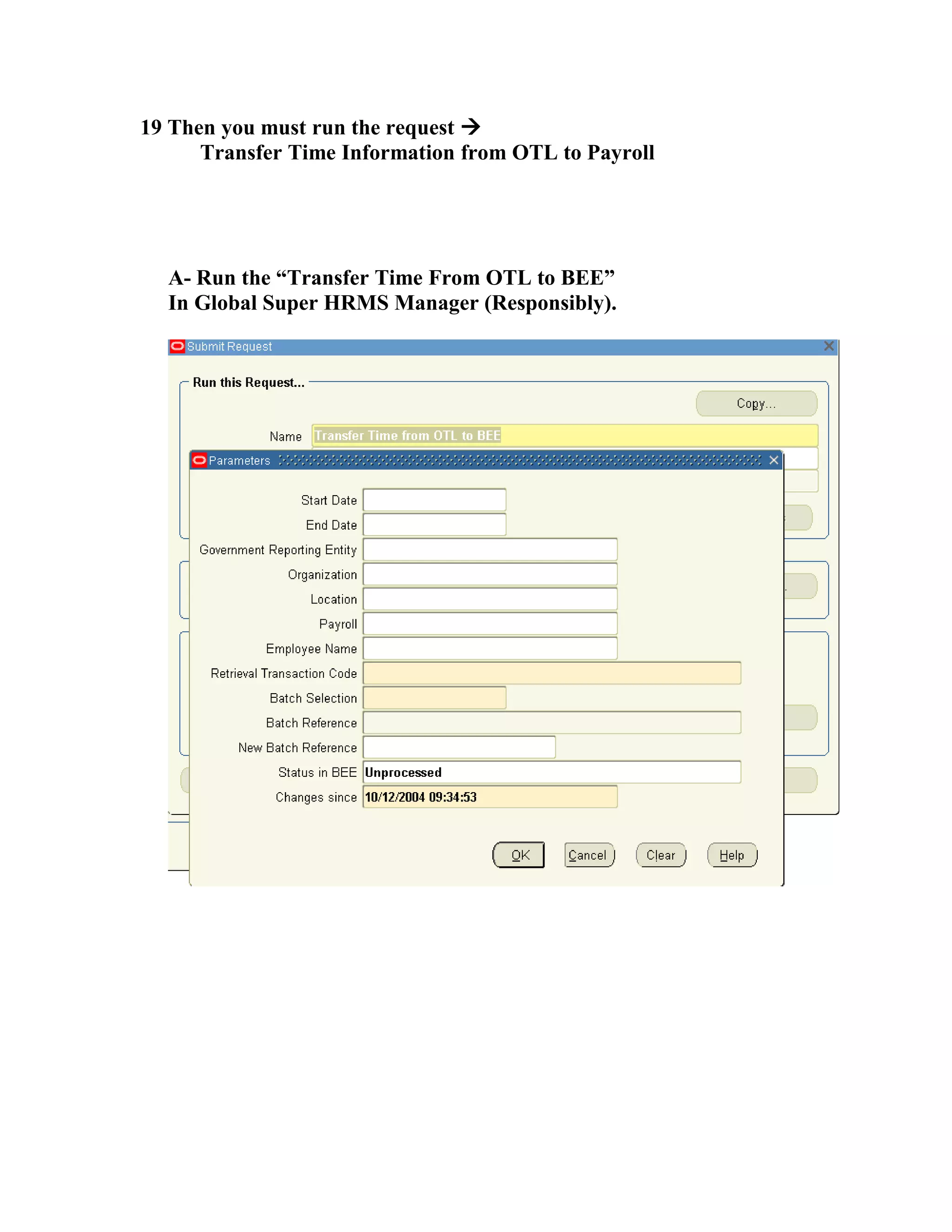 Oracle ebs otl setup document | DOC