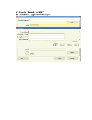 Oracle ebs otl setup document | DOC