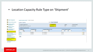 Oracle Transportation Management Capacity Based Planning | PDF