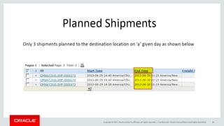 Oracle Transportation Management Capacity Based Planning | PDF