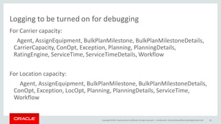Oracle Transportation Management Capacity Based Planning | PDF