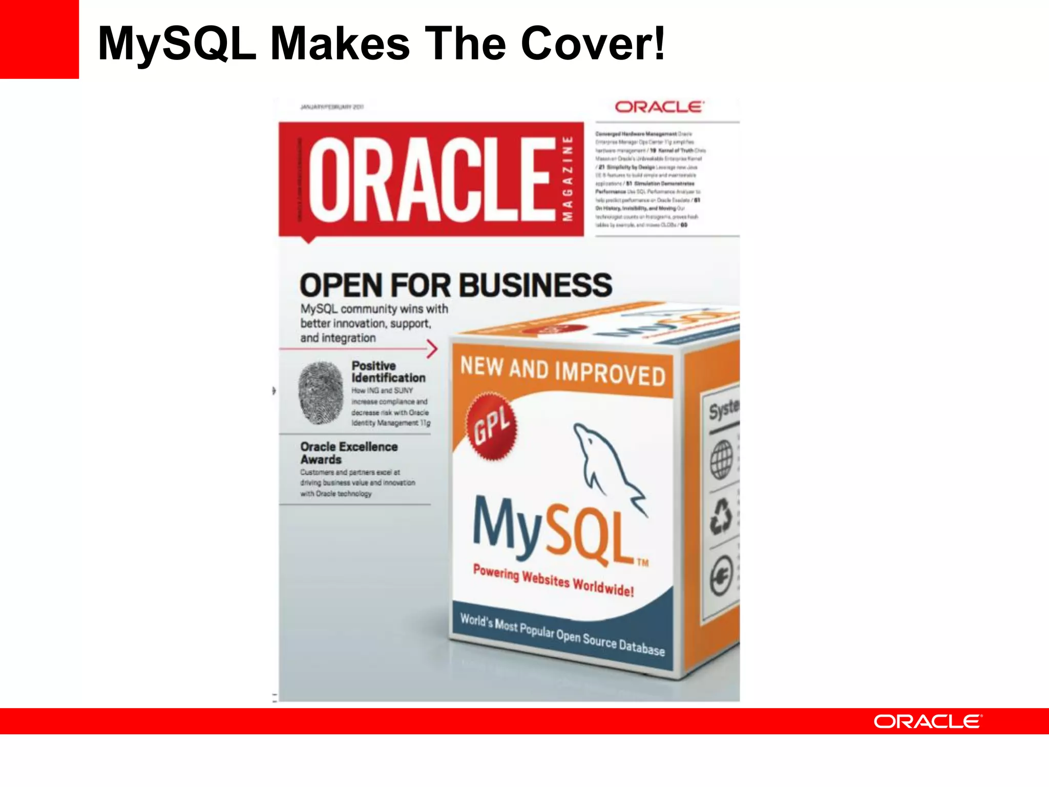 MySQL Makes The Cover!
 