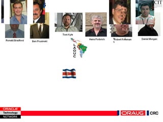 Expositores Rubén Artavia Gerardo Brenes Ronald Vargas Marco Muñoz Edgar Vásquez 