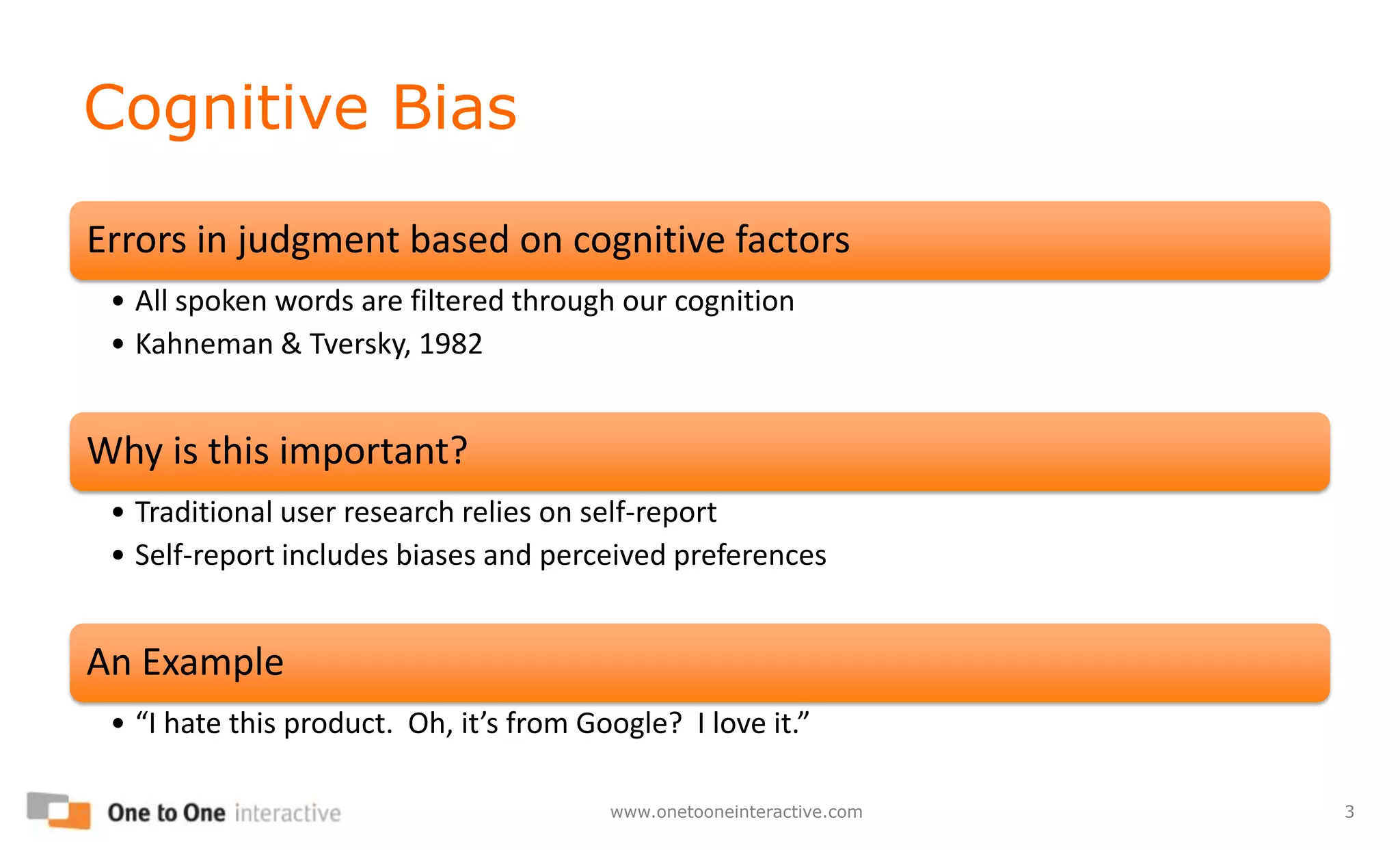Cognitive Bias