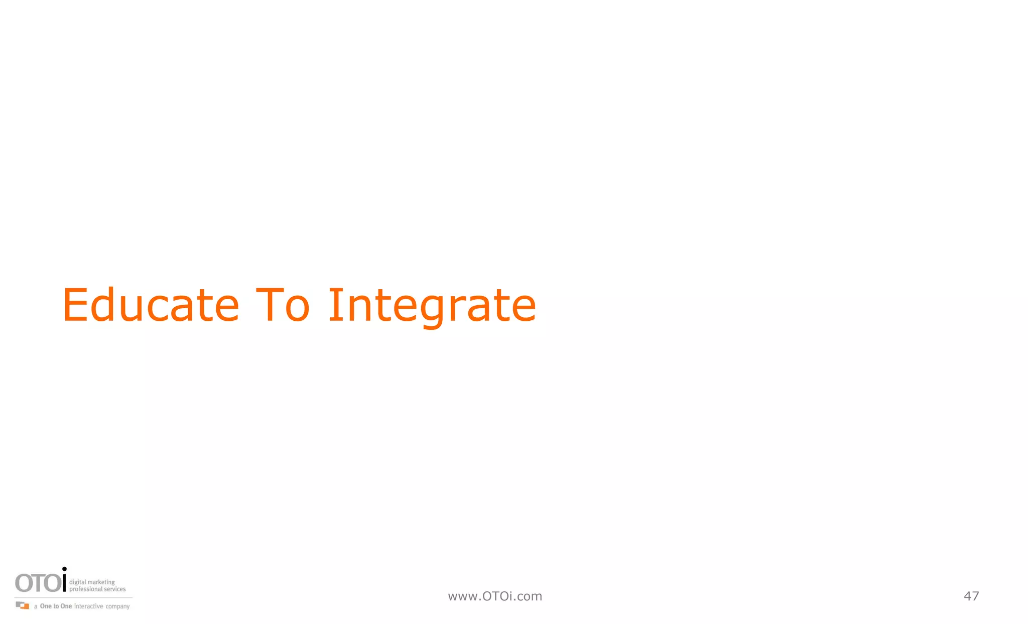 Educate To Integrate 