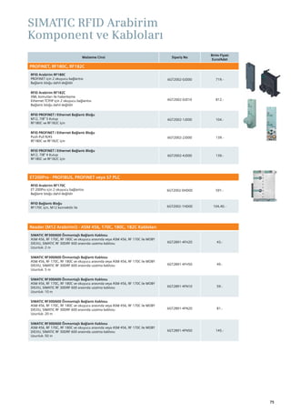 Profinet Module Rf180c Siemens Endüstriyel Otomasyon ve Sürücü Teknolojileri Fiyat Listesi ...