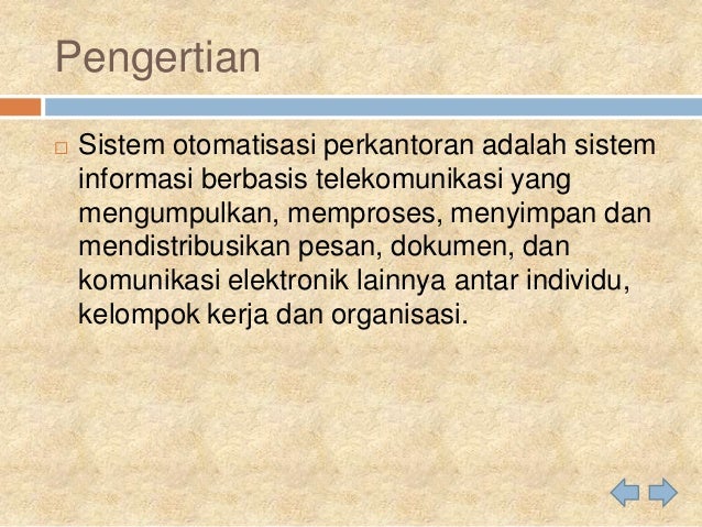 Power Point Otomatisasi Perkantoran