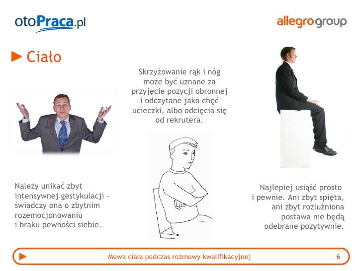 otoPraca Mowa ciala na rozmowie kwalifikacyjnej