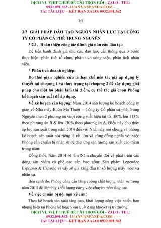 Đào Tạo Nguồn Nhân Lực Tại Cà Phê Trung Nguyên.doc