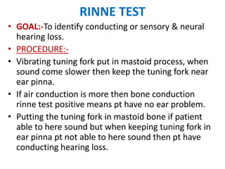 Tes Rinne Otosclerosis (2) | PPTX
