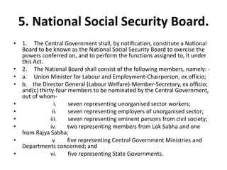 Unorganised workers social_security_act_2008