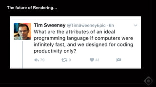 OTOY GTC17 Presentation Slides: "The Future of GPU Rendering"