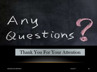 1/20/2017MOHSEN ESLAMPANAH 42
 