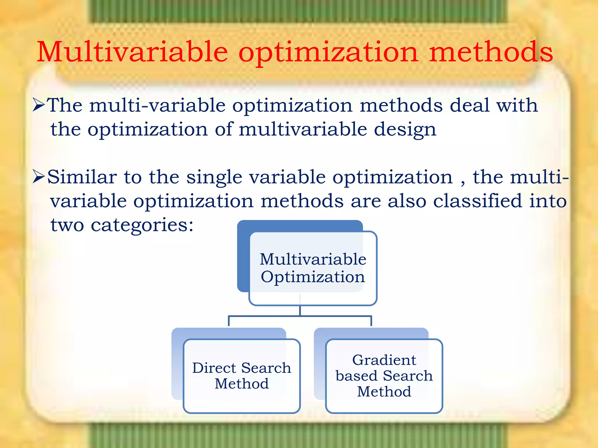 Gradient search cauchy method ppt