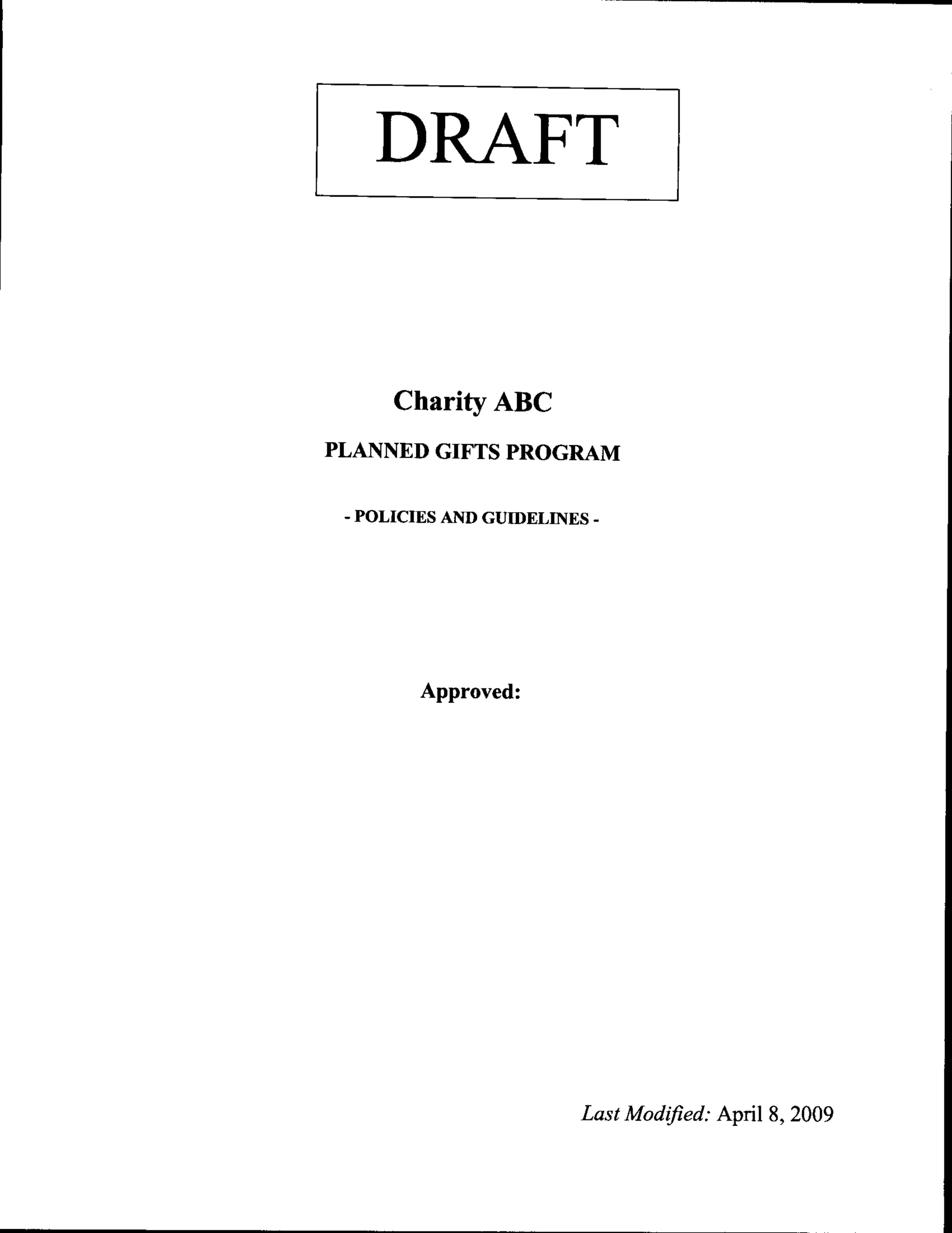 Reference Material for The Evolution of a Planned Giving Program Webinar