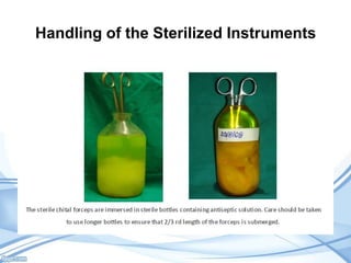 Handling of the Sterilized Instruments

 