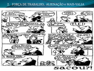 2. FORÇA DE TRABALHO, ALIENAÇÃO e MAIS-VALIA
 