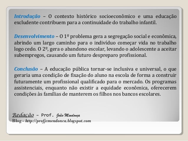 O que é introdução de trabalho escolar O que é introdução de trabalho escolar