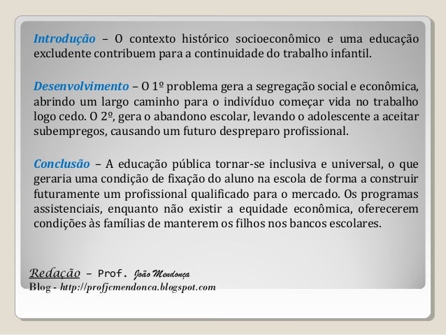 O que é introdução de trabalho escolar