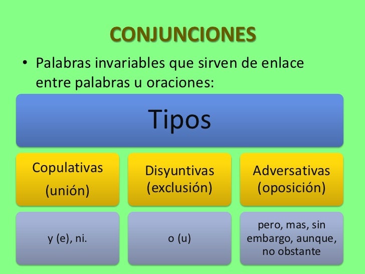 Otras categorías morfológicas