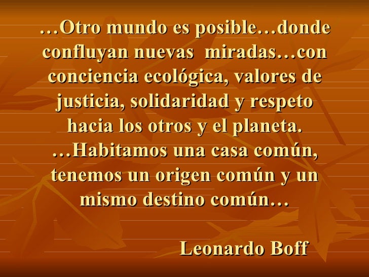 Otro mundo es posible power point