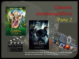 Por más información sobre las películas que se muestran a modo de
ejemplo en la presentación, clic sobre los afiches.

 