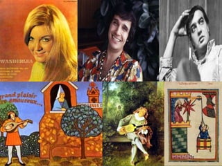  Letras românticas e descontraídas.
 Inspirados nos The Beatles.
 Eu-Lírico Masculino
 Direciona-se à Dama (Nobre)
 Amor Ideal, Impossível e Platônico
 