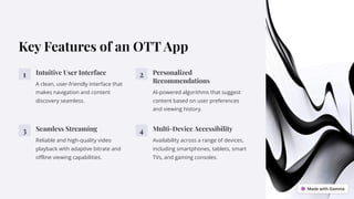 The Ultimate Guide to OTT App Development | PPT