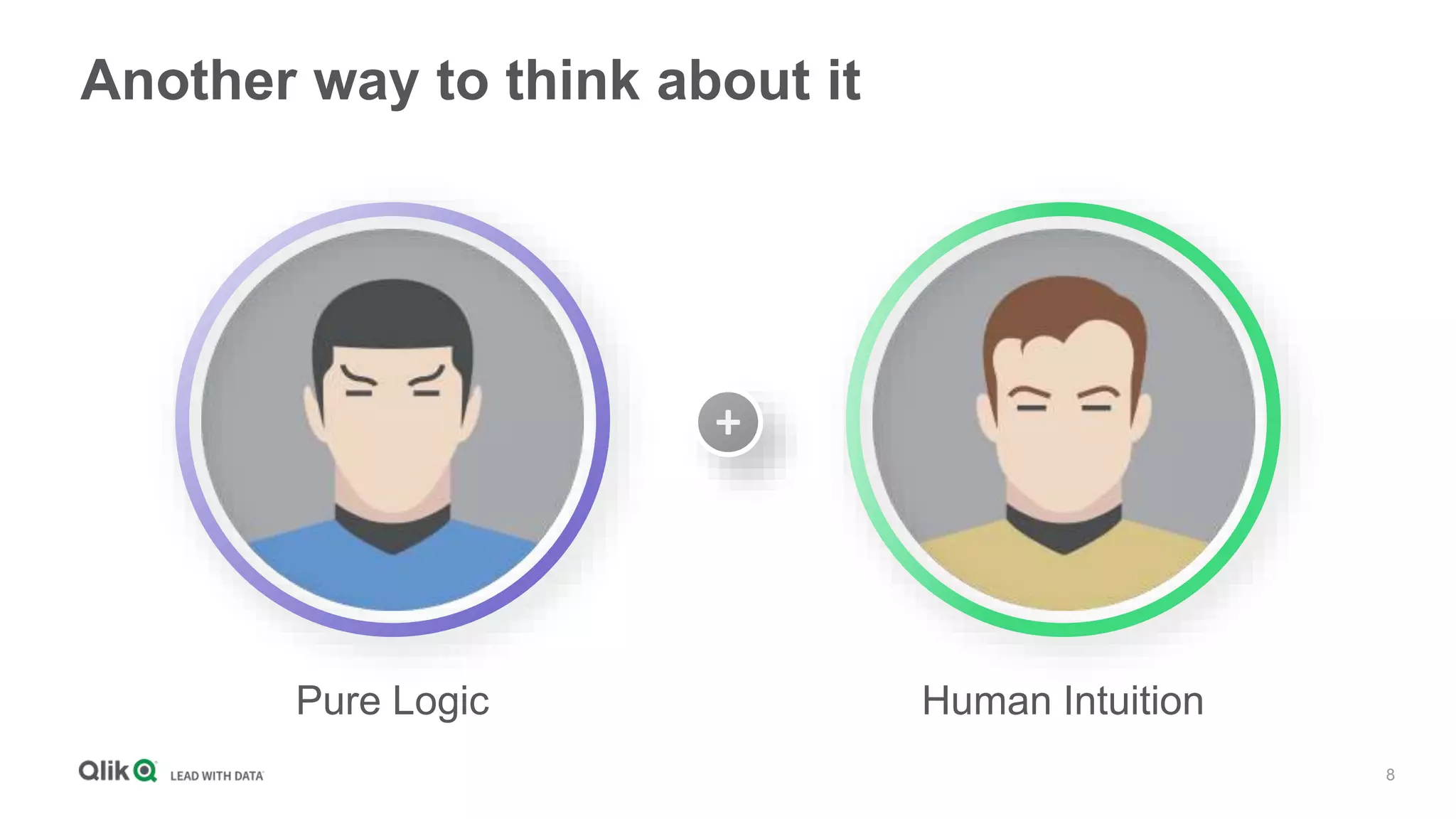 8
Another way to think about it
Pure Logic Human Intuition
+
 