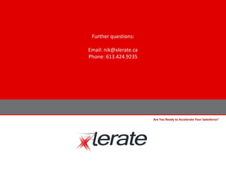 xLerate Deep Dive - Salesforce.com Partner Networks