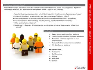 xLerate Deep Dive - Salesforce.com Partner Networks