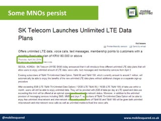 Some MNOs persist
@mobilesquared www.mobilesquared.co.uk
 